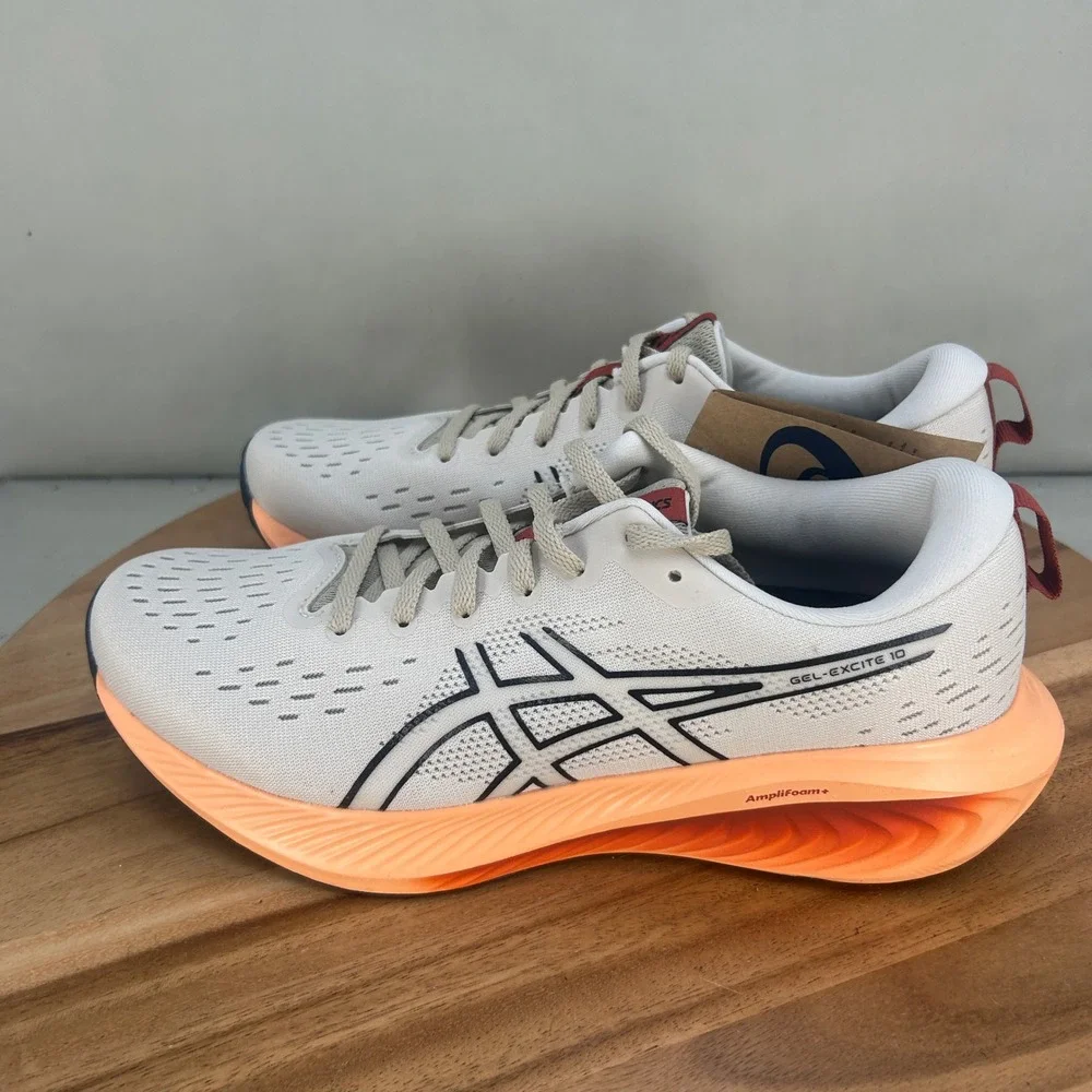 ASICS Gel-Excite 10 Mens Running Shoes Oatmeal Black 1011B600-250 Size 8.5